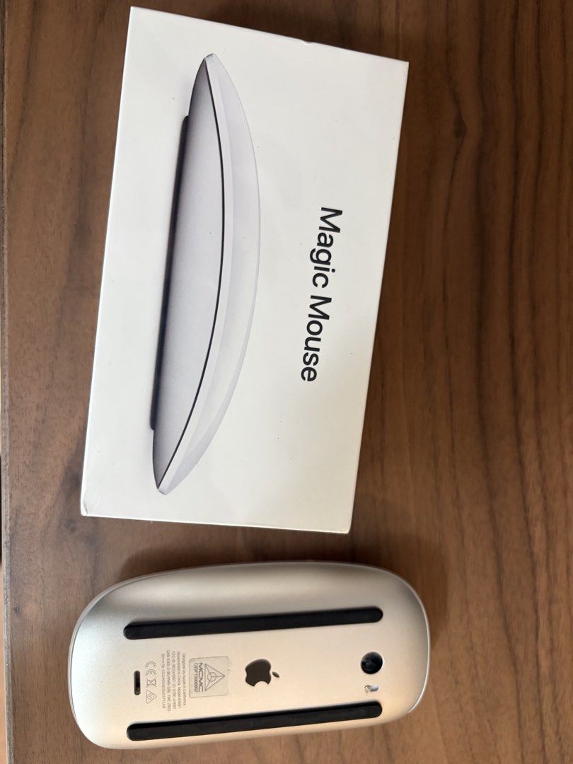 Apple Magic Mouse (Category: Mouse & Mousepads) located in Kuala Lumpur. Submitted by aod1305 (Listing ID 1440460972, Image 2). Description: - Apple Magic Mouse - Includes USB C to Lightning charging cable - Excellent working condition - Selling due to setup upgrade - Feel free to ask any questions.