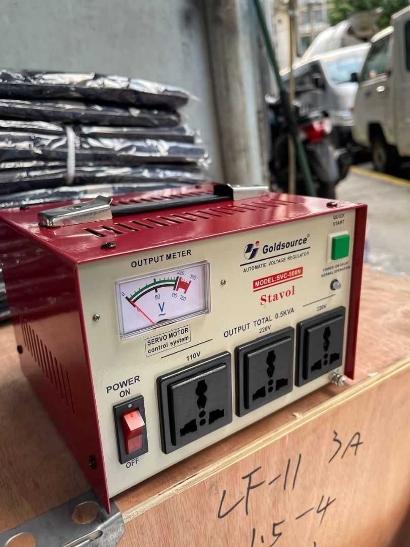 Automatic Voltage Regulator ( AVR ) (Category: Everything Else Others) located in Manila. Submitted by joeyroque09 (Listing ID 1440469492, Image 2). Description: Automatic Voltage Regulator ( AVR ) specs: 500VN.