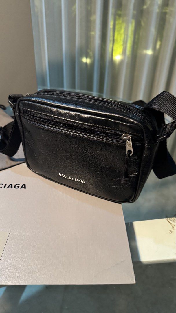 Balenciaga Explorer Shoulder Bag (Category: Luxury Bags & Wallets) located in San Fernando. Submitted by mnlt_o (Listing ID 1440512064, Image 3). Description: Purchased from the official Balenciaga Store in Seibu Shibuya, Tokyo, Japan. Used only a few times and still in excellent condition, almost good as new. Perfect for everyday use with its sleek and timeless design. Includes: • Original paper bag • Tags/cards • Original dust bag 100% authenti