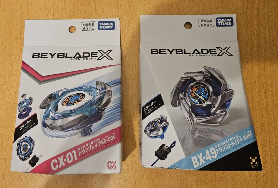 Beyblade X CX-01 & BX-49 （日版）, 興趣及遊戲, 玩具& 遊戲類- Carousell
