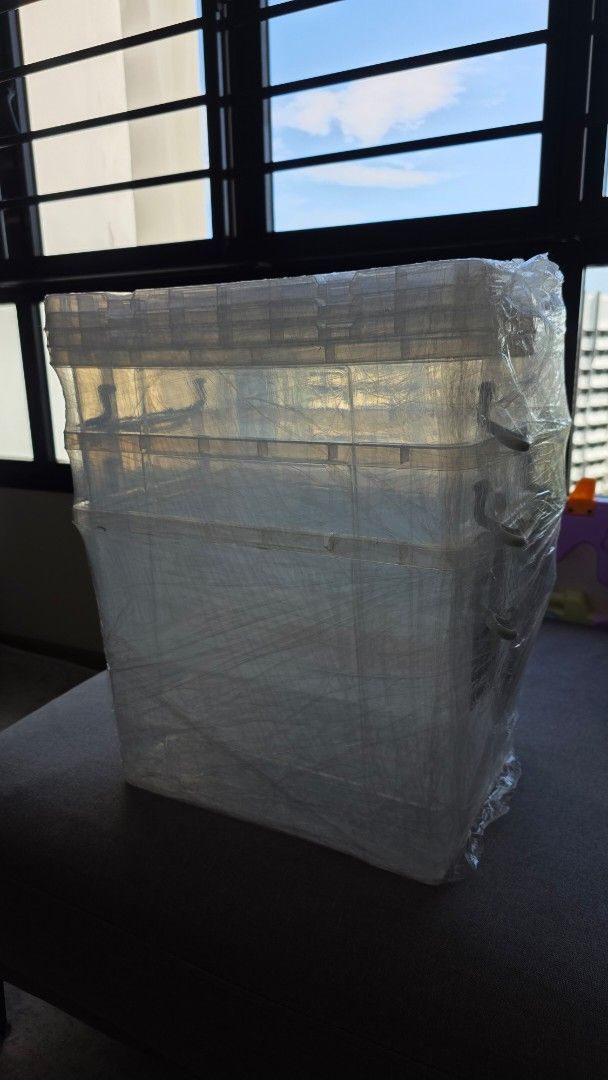 BLASIUS Stackable Transparent Storage Box 26L x 3466493865723187201