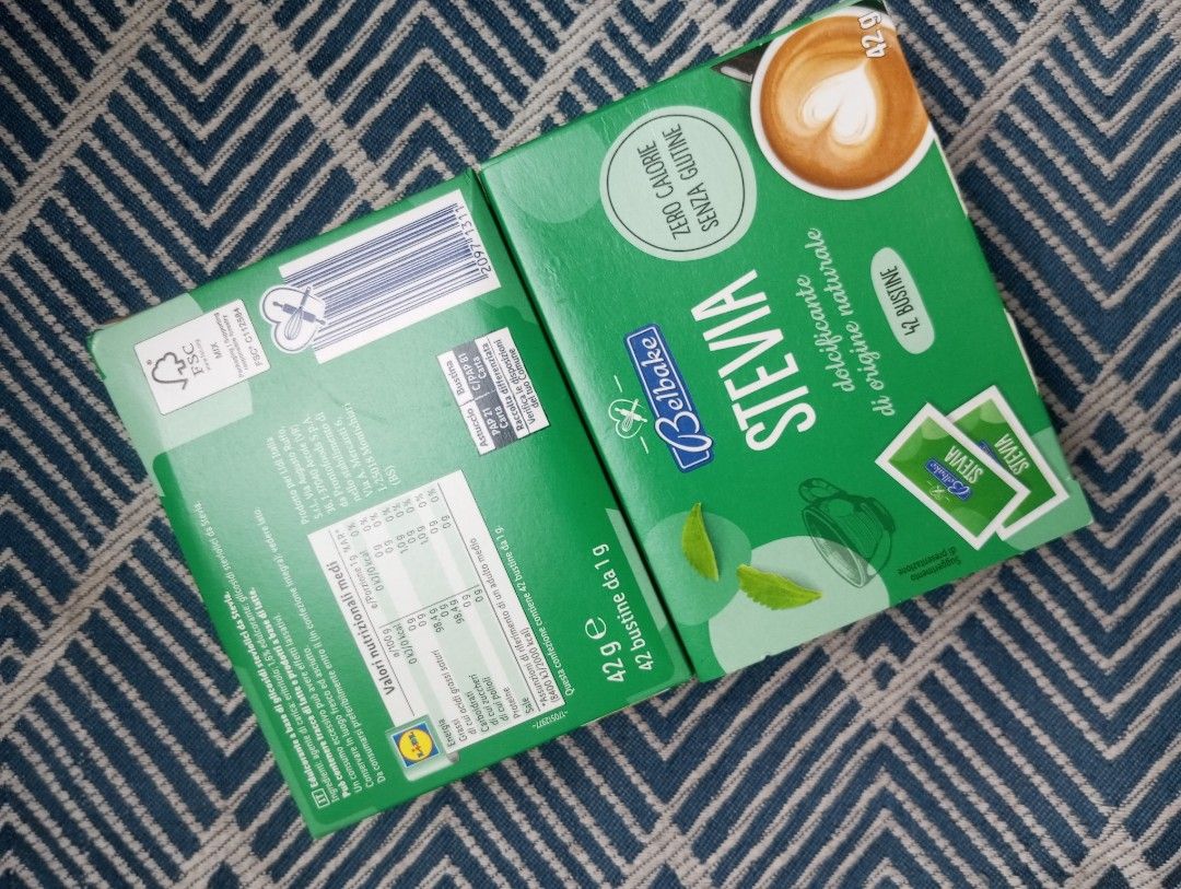Bolbake Stevia Sweetener - Natural Origin, Zero Calorie (Category: Health Food, Drinks & Tonics) located in Baguio. Submitted by mclilospantry (Listing ID 1440450451, Image 1). Description: - Bolbake Stevia Sweetener - 42 sachets per box (1g each) - Made from natural origin ingredients - Zero calories, no sugar - Ideal for sweetening coffee, tea, and other beverages - Great for those managing calorie intake.
