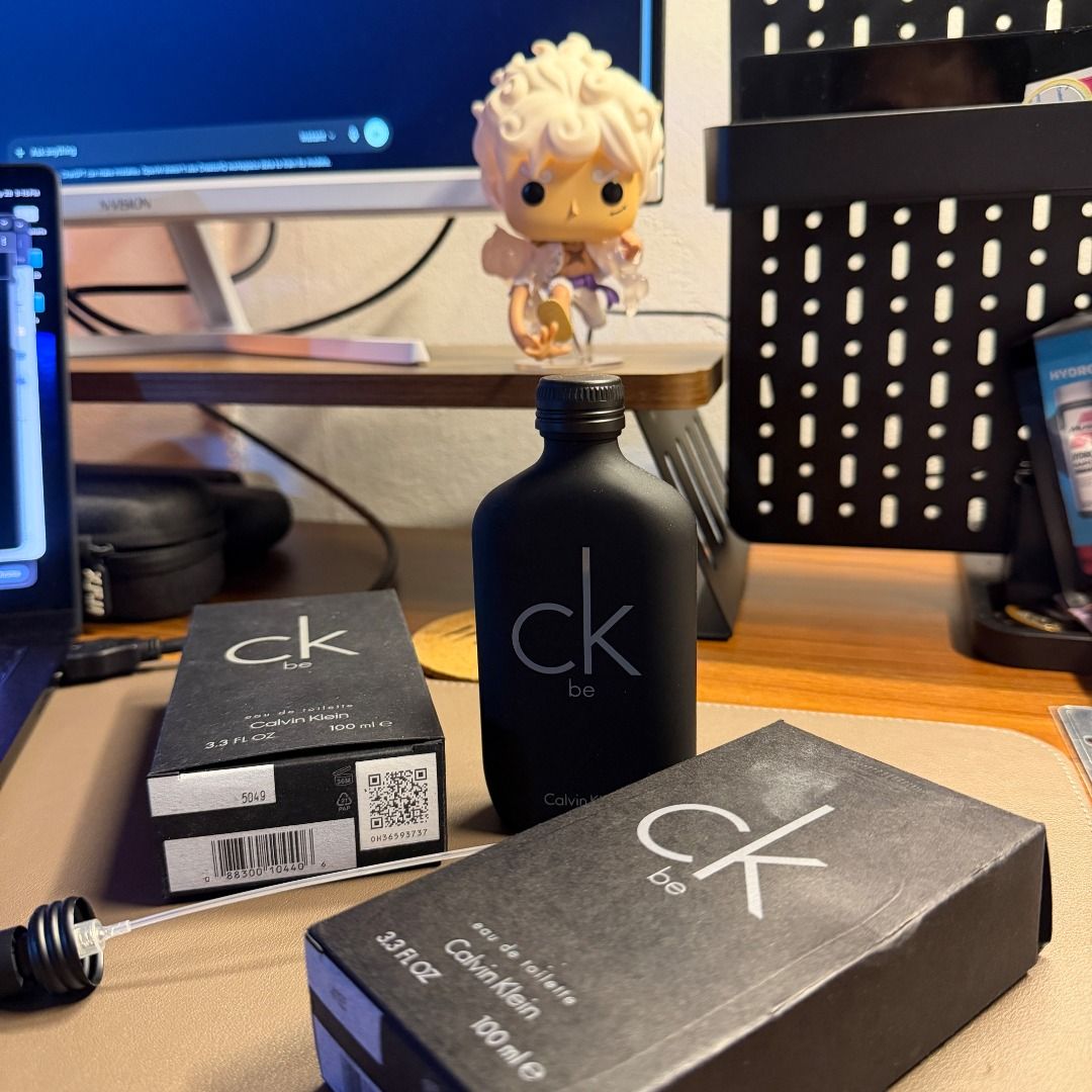 Calvin Klein CK Be Eau de Toilette 100ml (Category: Fragrance & Deodorants) located in Navotas City. Submitted by darkseed4 (Listing ID 1440457535, Image 1). Description: Calvin Klein CK Be Eau de Toilette 100ml (Brand New). Original. - Calvin Klein CK Be Eau de Toilette - 100ml bottle - Comes with original box - Scent profile: Fresh and unisex.