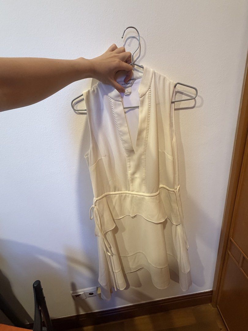 Club monaco white dress size 2, Women's Fashion, Dresses & Sets, Dresses on  Carousell