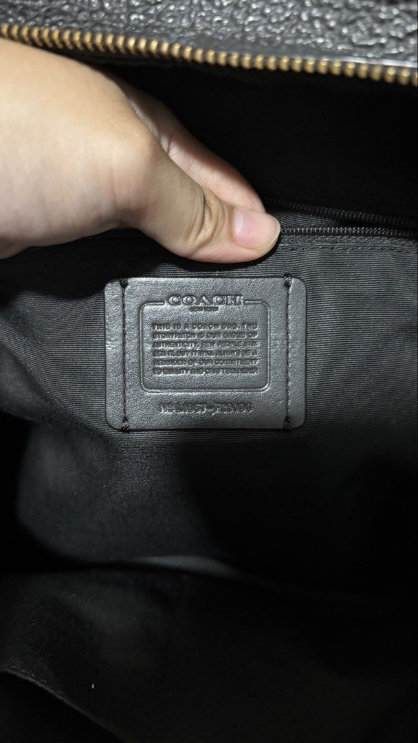 Coach Charlie Backpack (Category: Backpacks) located in Cainta. Submitted by bagbragsbygab (Listing ID 1440537360, Image 3). Description: - 100% original - YKK zip - Gold hardware, no tarnish - No rubs cracks or bakbak - Clean inside and out - Looks really good and smells good.