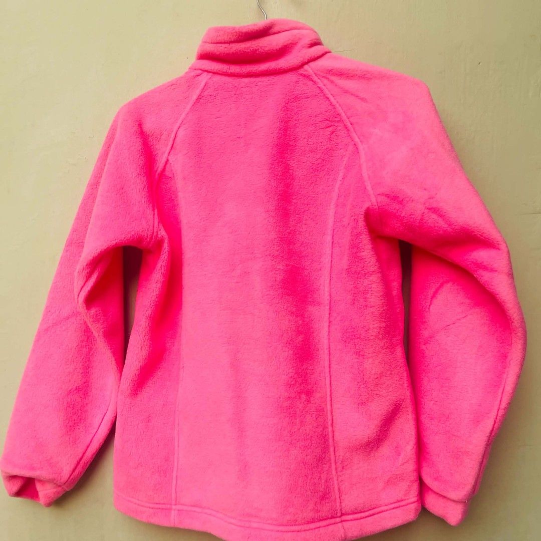 Columbia Pink Fleece Full Zip Jacket (Category: Coats, Jackets and Outerwear) located in Bulacan. Submitted by fenph2021 (Listing ID 1440500322, Image 2). Description: - Bright pink Columbia fleece jacket - Full zip closure with stand-up collar - Two front pockets with zippers - Soft and warm material xs-m - Ideal for layering or standalone wear - Great for outdoor activities and casual outings last price posted free sf.