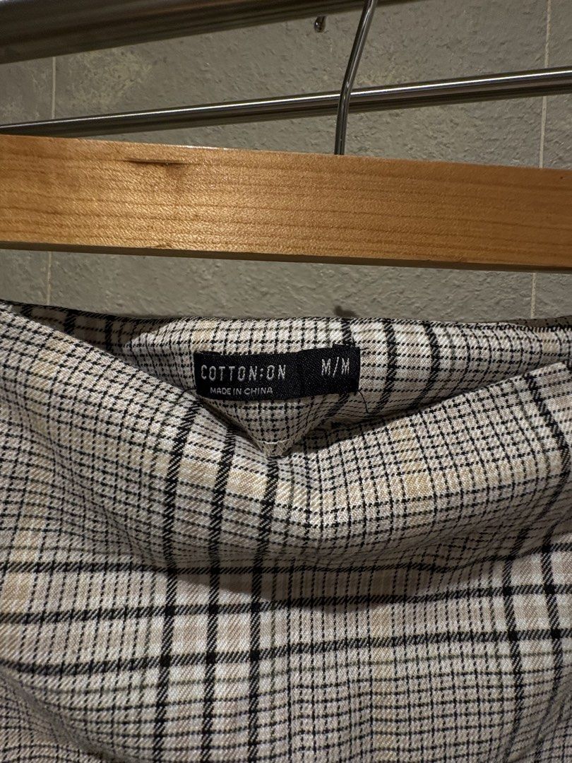Cotton On Plaid Mini Skirt (Category: Skirts) located in Mandaluyong City. Submitted by _cst14 (Listing ID 1440453518, Image 3). Description: - Cute plaid mini skirt - Brand: Cotton On - Size: Medium (M) - Versatile: Great for casual wear or dressing up - Easy to pair with tops and sneakers.