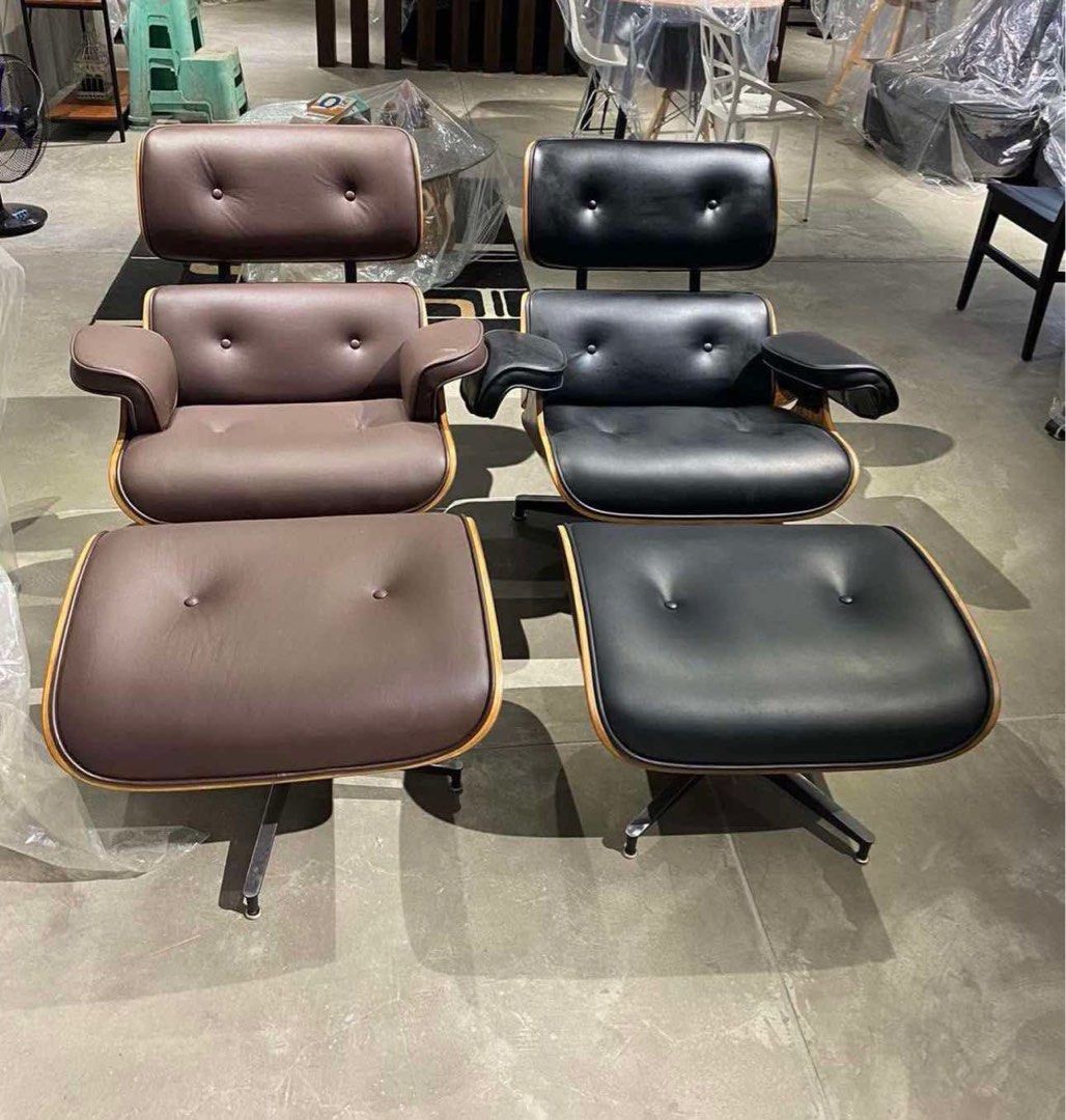 Cow Leather Eames Lounge Chair (Category: Chairs) located in Valenzuela. Submitted by jhagonzales (Listing ID 1440420113, Image 1). Description: .