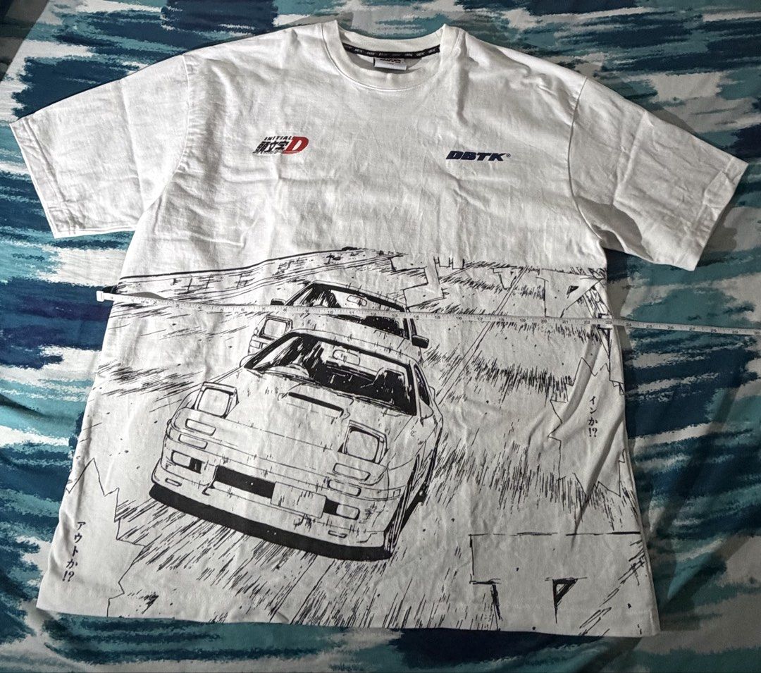 DBTK Initial D Graphic Tee (Category: Tshirts & Polo Shirts ) located in Quezon City. Submitted by keithleenn (Listing ID 1440577529, Image 1). Description: -Payment First Policy (Gcash) - l: 30in w: 24in -no flaws -no ww -NO COD -fits large-xl rfs: decluttering Lalamove / J&T Buyer arranges shipment .