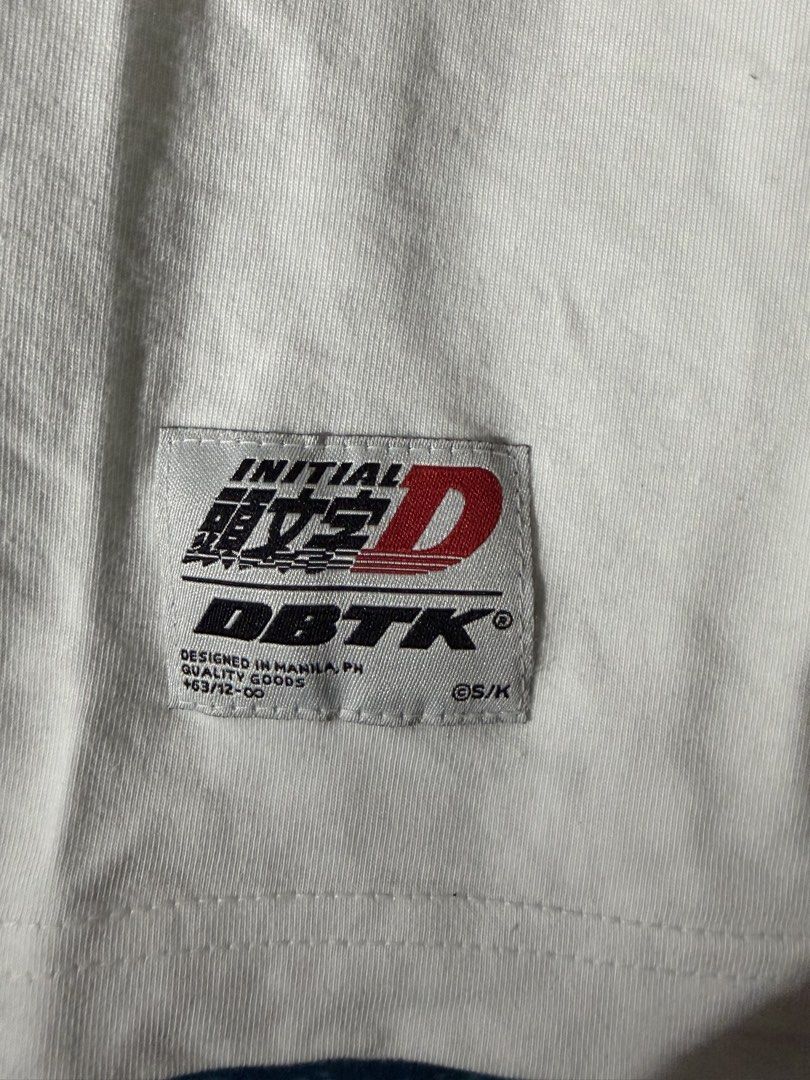 DBTK Initial D Graphic Tee (Category: Tshirts & Polo Shirts ) located in Quezon City. Submitted by keithleenn (Listing ID 1440577529, Image 3). Description: -Payment First Policy (Gcash) - l: 30in w: 24in -no flaws -no ww -NO COD -fits large-xl rfs: decluttering Lalamove / J&T Buyer arranges shipment .