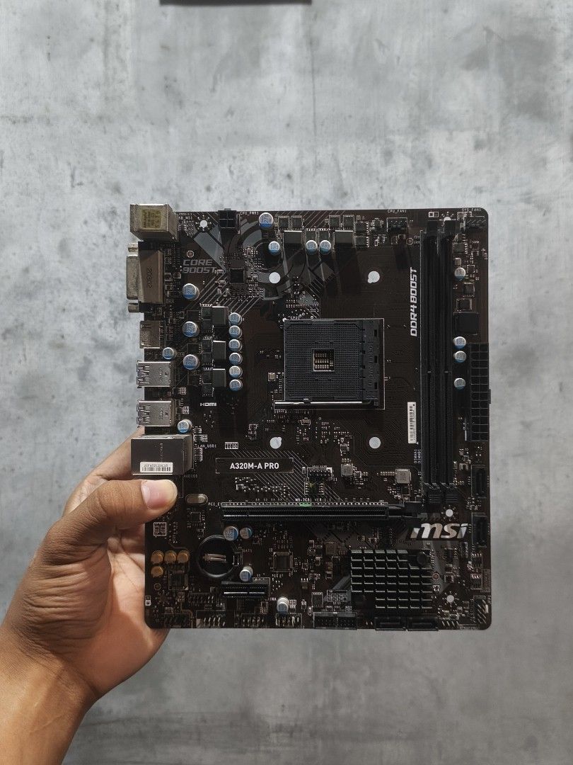Defective/Broken Motherbords (Category: Computer Parts) located in Taguig. Submitted by leztorm (Listing ID 1440388266, Image 1). Description: MSI - With power, no display. Gigabyte - Bent/Broken pins..