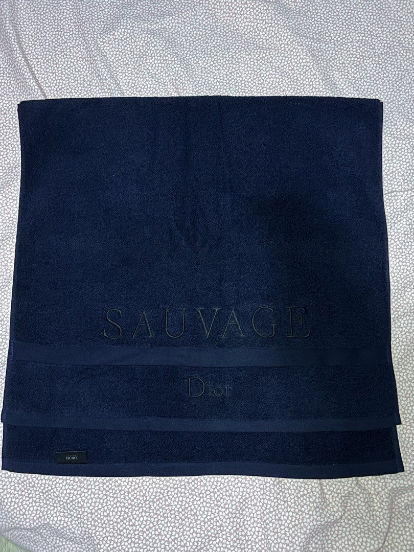 Dior Sauvage Authentic Towel (Category: Bath) located in Bulacan. Submitted by lilyfinds_265 (Listing ID 1440432475, Image 1). Description: Bago pa No issue Still new No box.