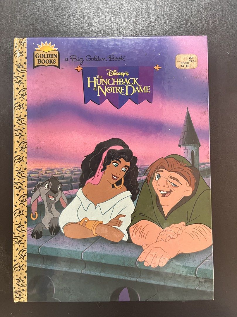 Disney's The Hunchback of Notre Dame Big Golden Book (Category: Children's Books) located in Marikina City. Submitted by misskawaii (Listing ID 1440391782, Image 1). Description: - Disney's The Hunchback of Notre Dame Big Golden Book - Classic story for children - Features beloved characters: Esmeralda, Quasimodo, and Djali - Ideal for bedtime reading - .