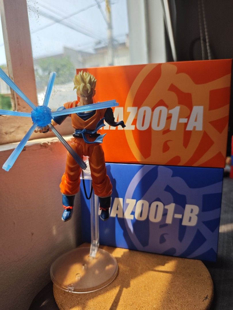 HM studio HAZ future Gohan shf (Category: Figurines & Statues) located in Manila. Submitted by adriellefriass (Listing ID 1440438268, Image 1). Description: - Dragon Ball Z Gohan Action Figure Set - Includes HAZ001-A and HAZ001-B figures -HM studio - Comes with a display stand - Features an energy effect accessory - Original boxes are included - Ideal for Dragon Ball Z collectors.