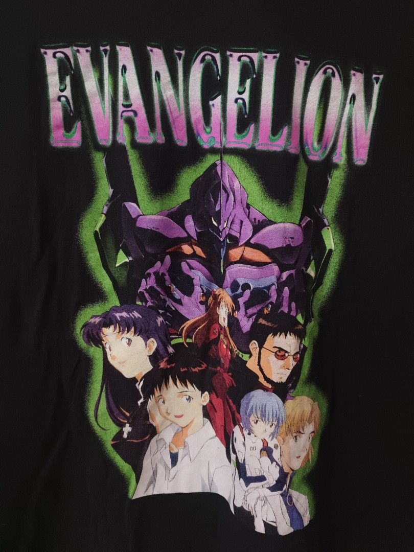 Evangelion Anime T-Shirt (Category: Tshirts & Polo Shirts ) located in San Pablo. Submitted by 1017Shop (Listing ID 1440388903, Image 2). Description: Evangelion Medium 20x28 Excellent Condition No Issues 9/10 Color Rate 550+SF 📩📩📩.