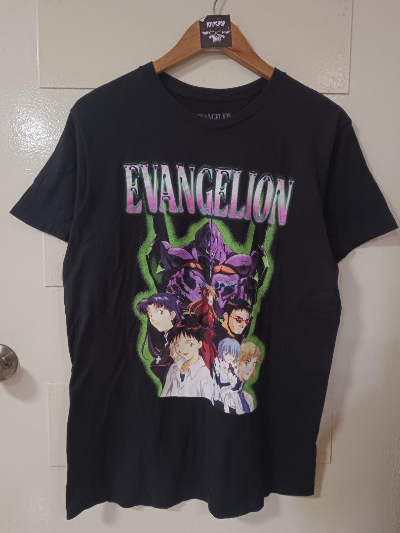 Evangelion Anime T-Shirt (Category: Tshirts & Polo Shirts ) located in San Pablo. Submitted by 1017Shop (Listing ID 1440388903, Image 1). Description: Evangelion Medium 20x28 Excellent Condition No Issues 9/10 Color Rate 550+SF 📩📩📩.