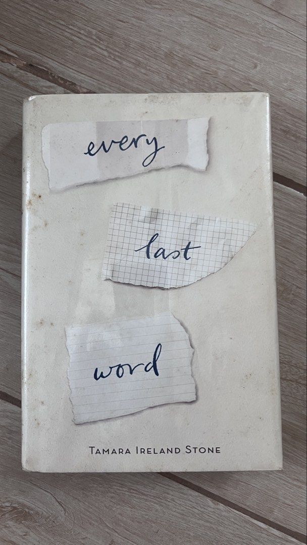 Every Last Word by Tamara Ireland Stone (Category: Storybooks) located in Manila. Submitted by chocomusette8 (Listing ID 1440449742, Image 1). Description: - Book: Every Last Word by Tamara Ireland Stone - Genre: Contemporary Fiction - Cover Design: Unique torn paper with handwritten text - Condition: Minor marks on cover, pages are clean - Recommended for: Readers who enjoy engaging contemporary stories.