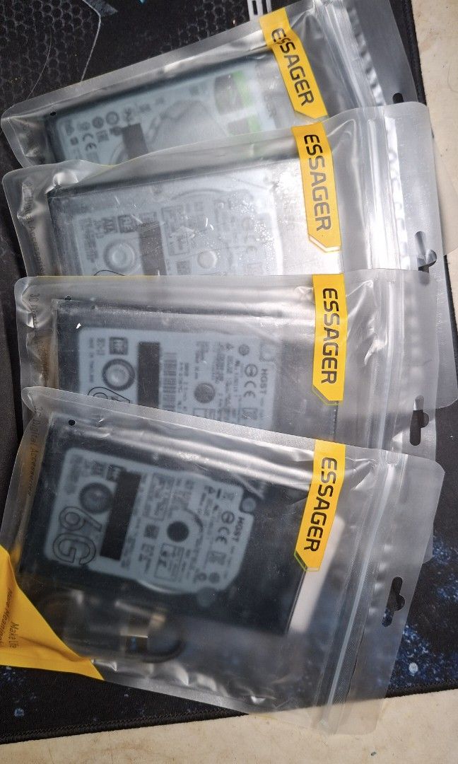 External hardisk 500gb (Category: Hard Disks & Thumbdrives) located in Pasig City. Submitted by masterkevinkarl (Listing ID 1440491768, Image 1). Description: External hardisk 500gb 500gb hdd used 100% Health Brandnew Essager enclosure Transparent, usb 3.0 cable Pickup or lalamove, Cainta.