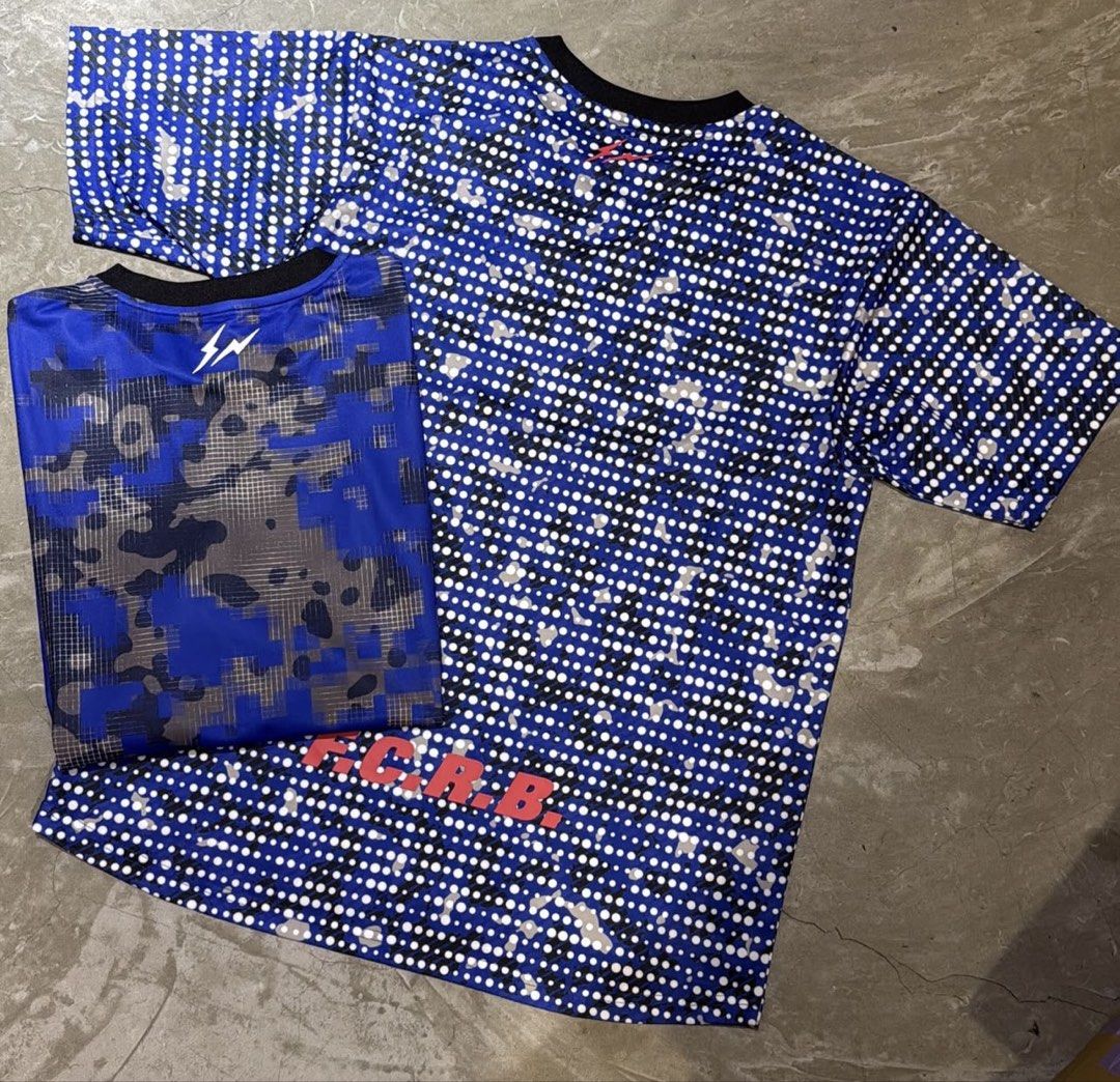 f.c.real Bristol x FRAGMENT CAMOUFLAGE S/S TOP FCRB-260171, 男裝