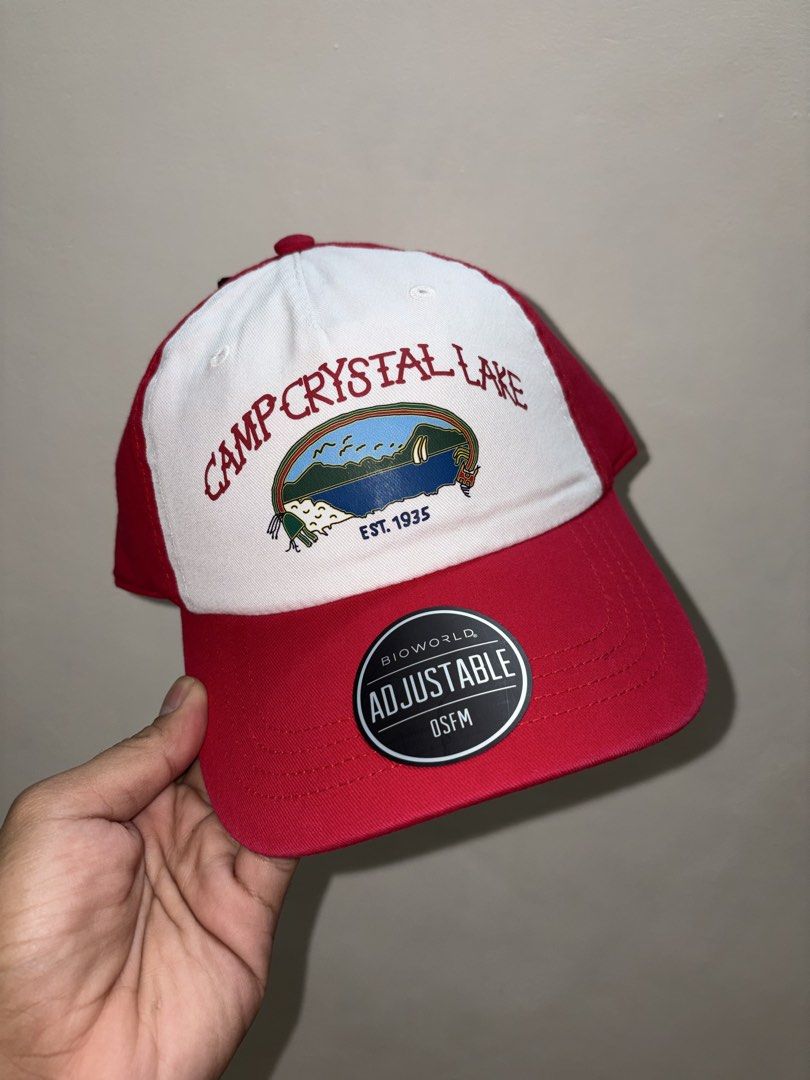 Friday The 13th Camp Crystal Lake Hat (Category: Caps & Hats) located in Kawit. Submitted by hatvibelimited (Listing ID 1440568242, Image 2). Description: BRANDNEW / ORiGiNAL ONE SiZE FiTS MOST Make an offer, don’t be shy! 😊👌 *Shipping Nationwide via LBC Express* 💸Payment first tru GCash 🚫No COD/COP 📍Location: Kawit, Cavite 🛵 Pwede COD via Lalamove delivery sa mga nearby areas..
