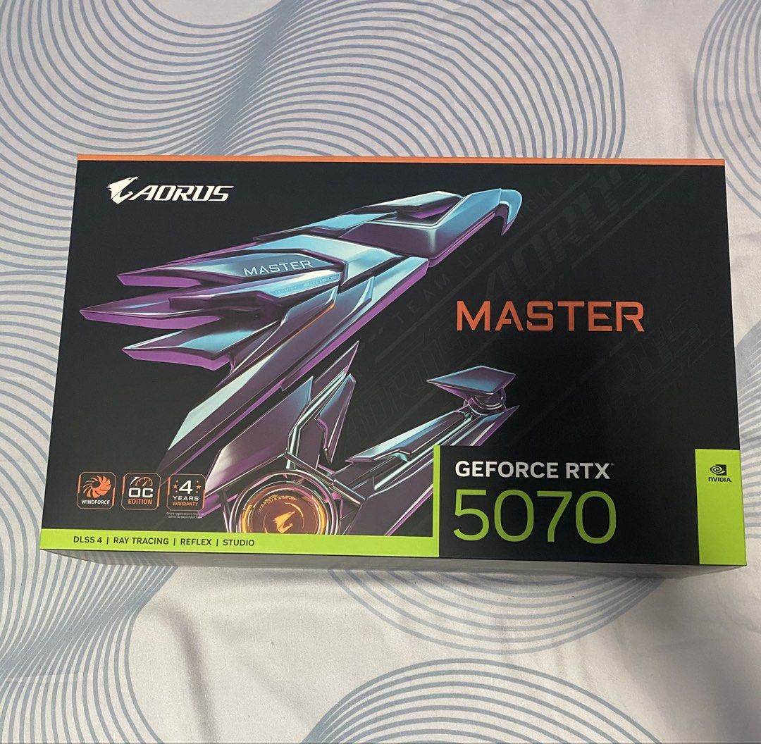 GeForce RTX 5070 Aorus Master466688097817077760