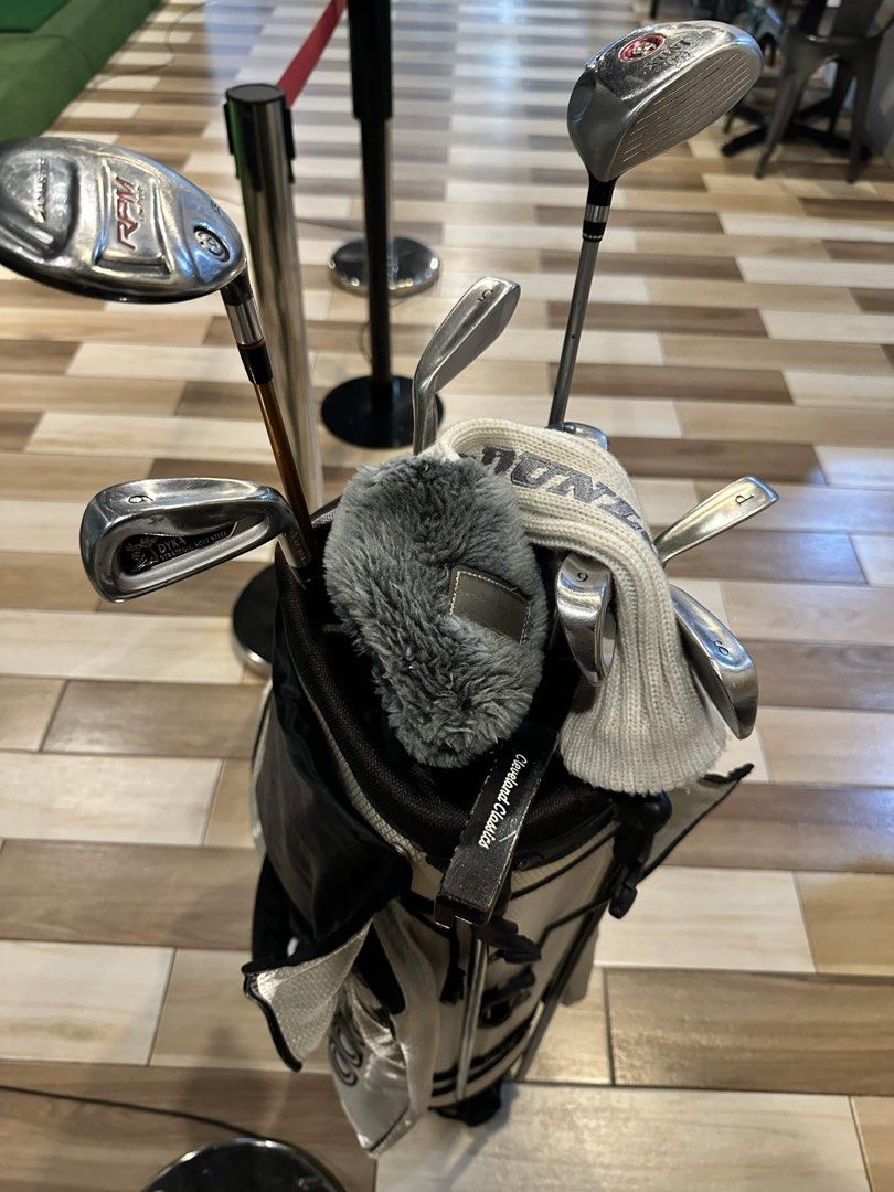 Golf Set (Category: Other Sports Equipment and Supplies) located in Manila. Submitted by cdd88 (Listing ID 1440545117, Image 3). Description: Driver: Katana Sword Iron(5-9, p, s): Dyka 5 wood: Adamsgolf Putter: Cleveland classic Bag: Adidas RUSH SALE RFS: need funds for school .