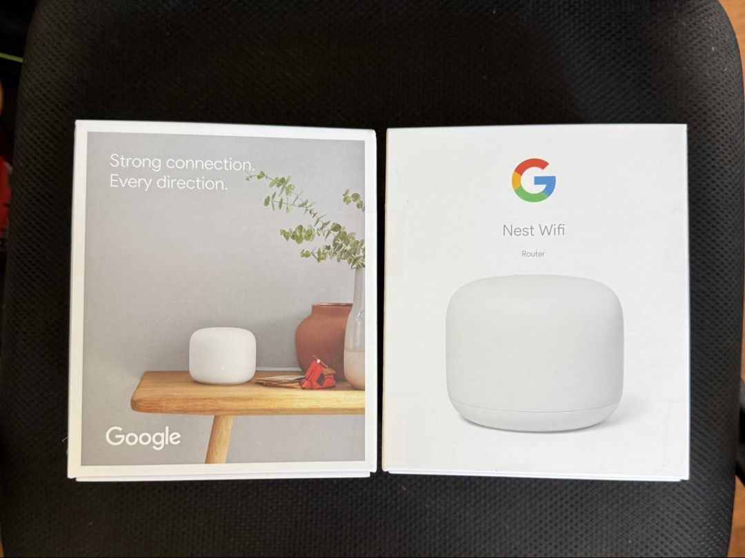 Google Nest Wifi Router and Point - White 2 units466451358213089280