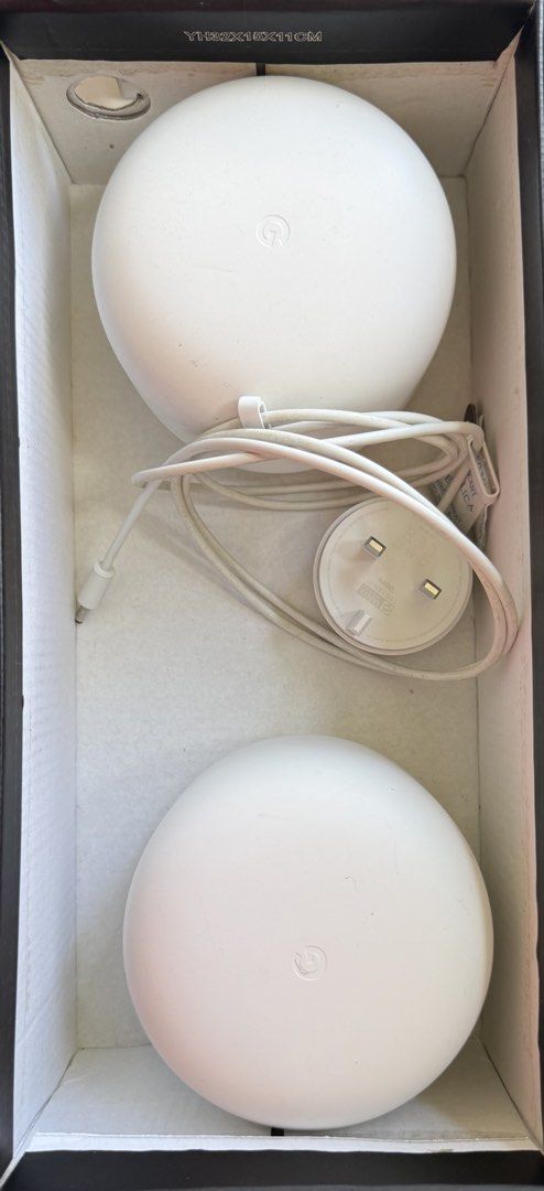 Google Nest Wifi Router and Point - White 2 units466451358213089282