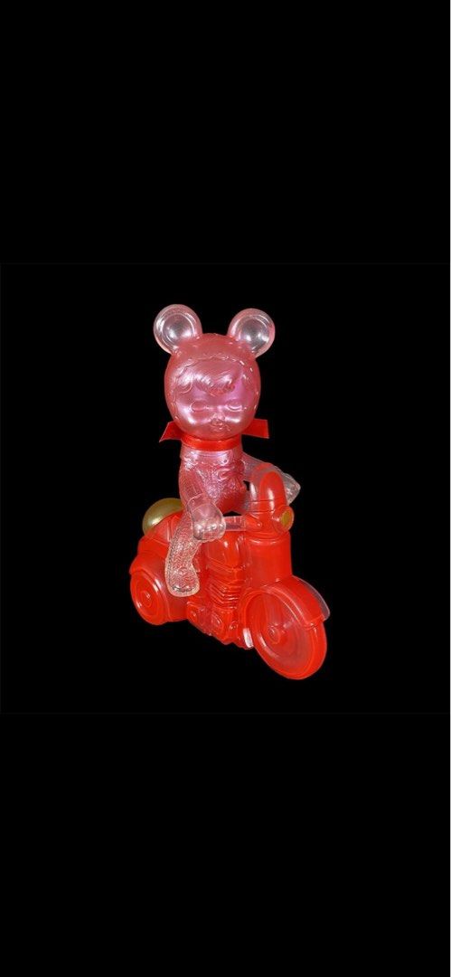 Ichibanboshi X Kodama Charmy Chan Red Sofubi Scooter (Category: Designer & Blind Box Toys) located in Quezon City. Submitted by jmp923 (Listing ID 1440530058, Image 2). Description: - Charmy Chan Red Sofubi - Pink & Gold with red scarf - 6” Tall by 5” Long - Ideal for display or play.