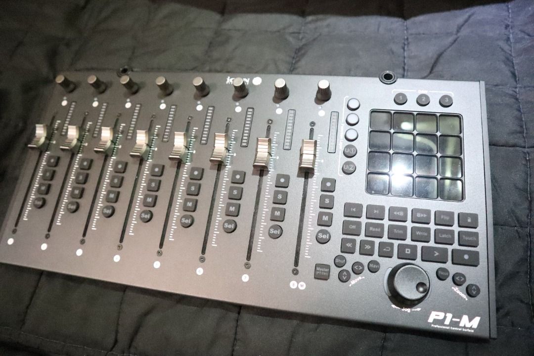 iCON P1-M DAW Control Surface (Category: Musical Instruments) located in Bulacan. Submitted by declutterchew (Listing ID 1440548448, Image 3). Description: Selling my DAW Control Surface. - Features 8 motorized faders with knobs, buttons and touchscreens - Ideal for minimalist music production setup and live performances - Compatible with most Digital Audio Workstations (DAWs) Message me for faster transaction, thanks..