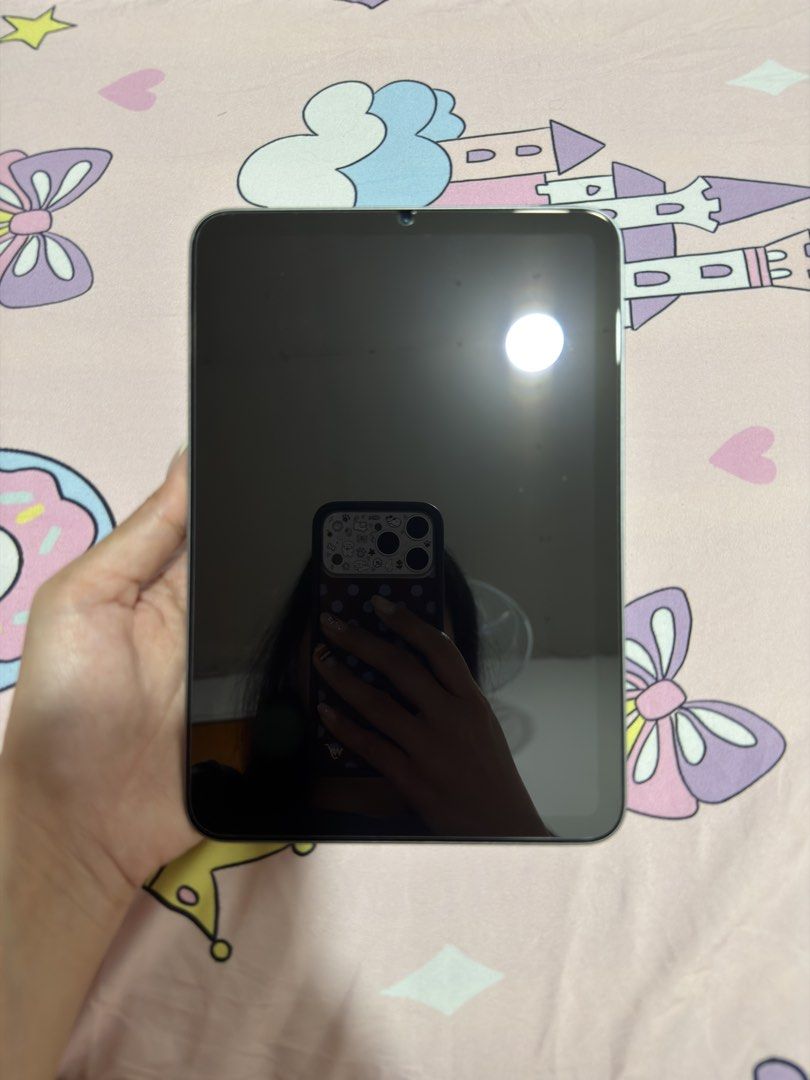 iPad Mini A17 Pro 128GB (Category: iPad) located in Meycauayan. Submitted by kalisushiii (Listing ID 1440545026, Image 2). Description: iPad Mini A17 Pro - Silver - 128gb - Local purchased - PP/A - NTC (bought in power mac with receipt) - Lady owned (personal use, pwedeng pwede sa maarte) - 98% (still makunat, never napalitan yung battery) - All buttons are working - Face ID working - True Tone working - No issue since day 1 - Never been open or 