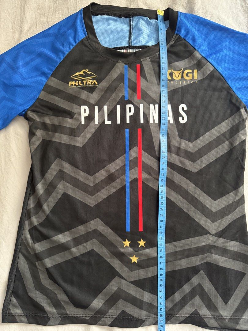 Kugi Athletics Pilipinas Jersey - Blue & Black (Category: Activewear) located in Mandaluyong City. Submitted by tentilde (Listing ID 1440468646, Image 3). Description: - Women’s Kugi Athletics Pilipinas Jersey - Color: Black with blue sleeves - Ideal for: Sports activities or casual everyday wear.
