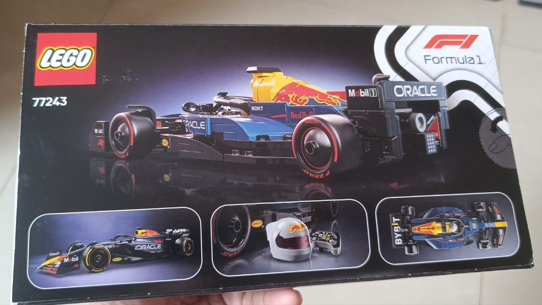 Lego F1 race car (Category: Lego & Building Sets) located in Bulacan. Submitted by jasonofalltrades_ (Listing ID 1440463911, Image 3). Description: LEGO Speed Champions 77243 Oracle Red Bull Racing RB20 F1 Race Car (251 Pieces).