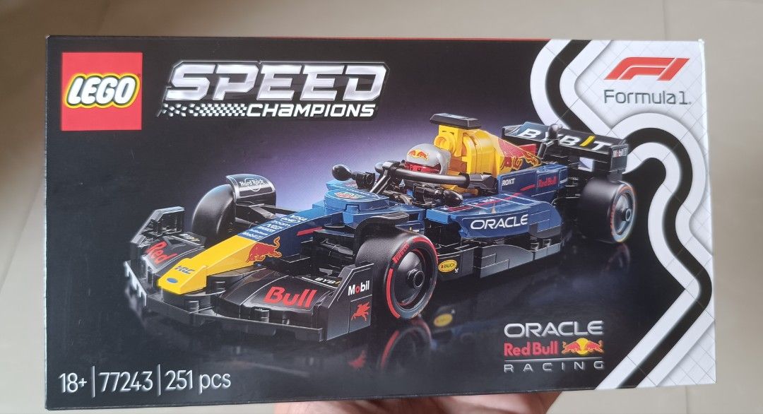 Lego F1 race car (Category: Lego & Building Sets) located in Bulacan. Submitted by jasonofalltrades_ (Listing ID 1440463911, Image 2). Description: LEGO Speed Champions 77243 Oracle Red Bull Racing RB20 F1 Race Car (251 Pieces).