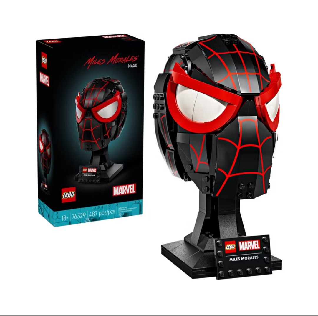 LEGO Marvel Miles Morales Mask 76329 (Category: Lego & Building Sets) located in Pasay City. Submitted by ktlban (Listing ID 1440399766, Image 2). Description: - LEGO Marvel Miles Morales Mask. - Negotiable - Brand new and sealed box. - Perfect display piece for any Marvel fan..