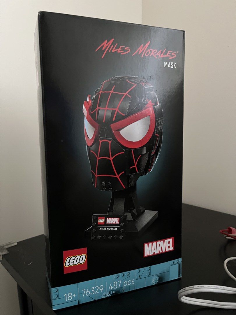 LEGO Marvel Miles Morales Mask 76329 (Category: Lego & Building Sets) located in Pasay City. Submitted by ktlban (Listing ID 1440399766, Image 1). Description: - LEGO Marvel Miles Morales Mask. - Negotiable - Brand new and sealed box. - Perfect display piece for any Marvel fan..
