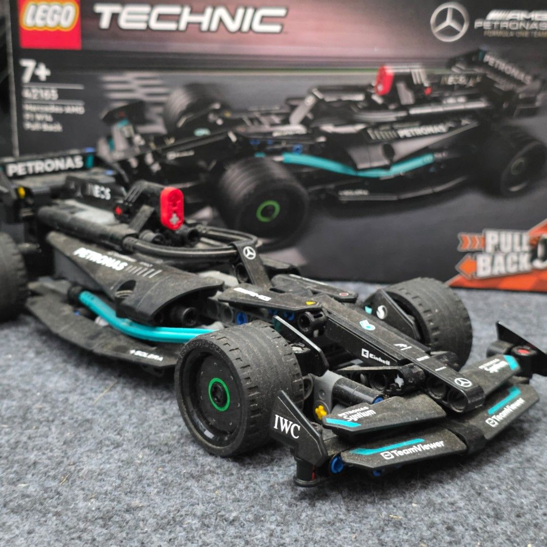 Lego Tecgnic F1 Mercedes W14 Pull Back (Category: Lego & Building Sets) located in Calamba. Submitted by z1meister (Listing ID 1440505249, Image 1). Description: WYSIWYG Built already, wil the extra pieces and manual included Calamba Laguna Can ship thru JNT or LBC.
