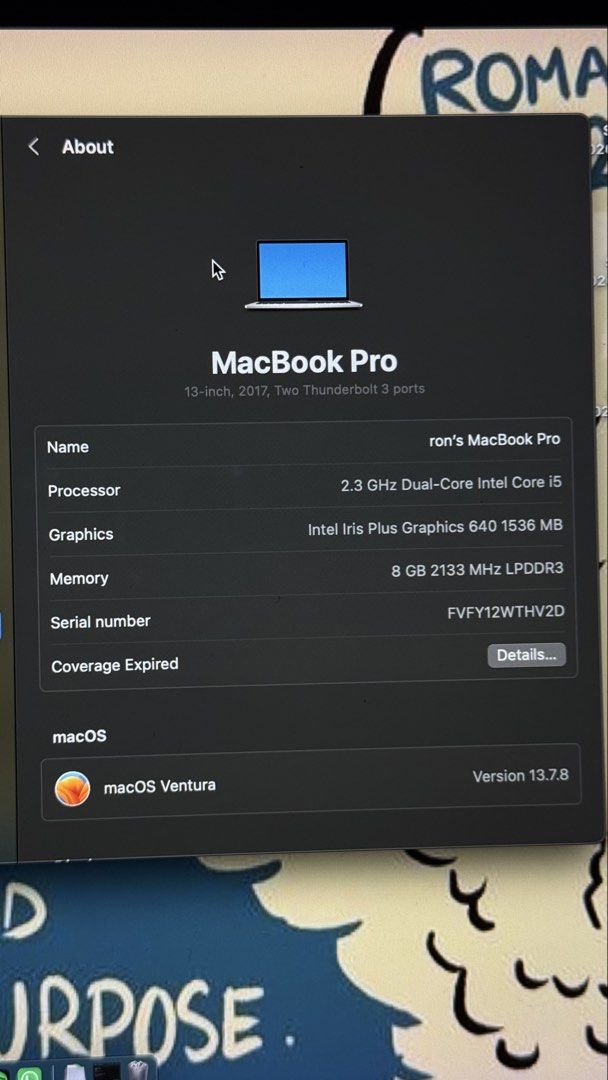 macbook pro 2017 13”466791858974248962