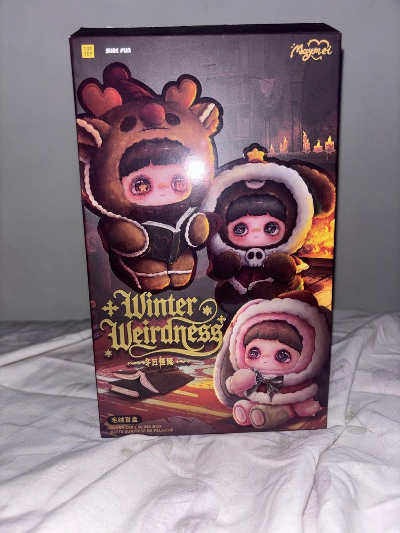 Maymei Winter Weirdness: Snow Moth (Category: Toys & Games) located in San Juan City. Submitted by prancer.09 (Listing ID 1440487574, Image 3). Description: Maymei Winter Weirdness: Snow Moth (opened) - box contains plush pendant, card, foil bag - purchased 2026, barely used and in good condition Mode of Payment: Gcash/Paymaya Delivery: via Lalamove, shouldered by buyer Location: San Juan City area.