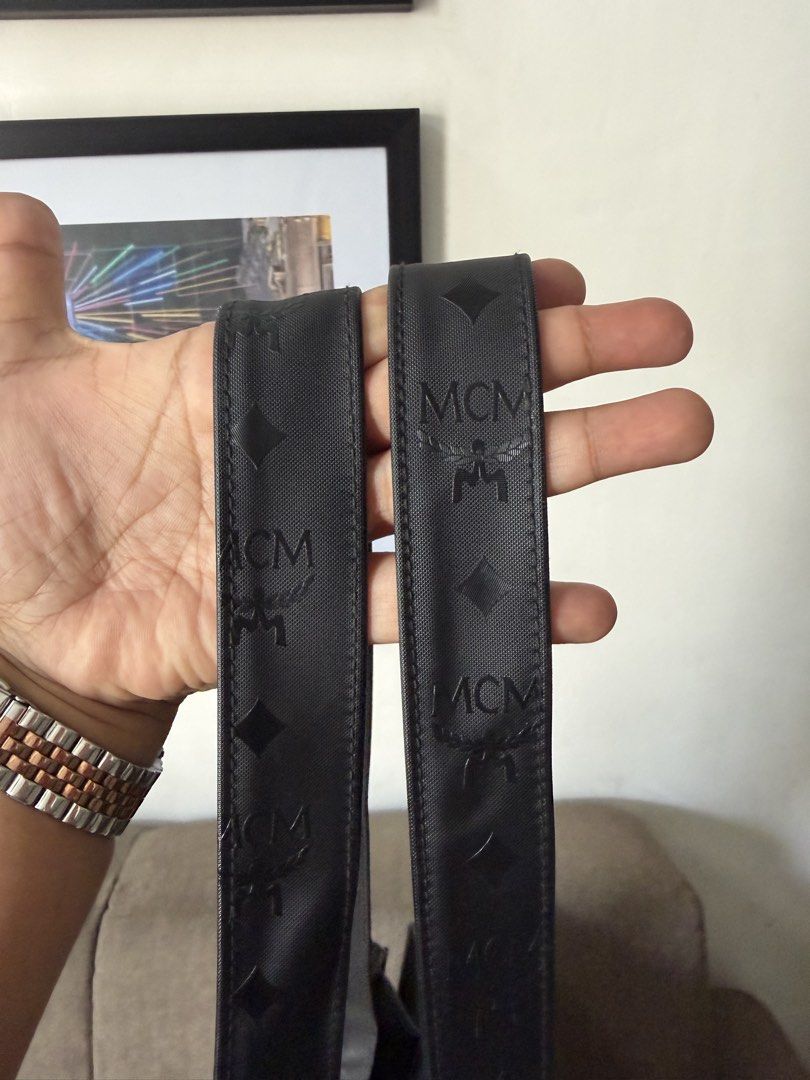 MCM Monogram Tote Bag Black (Category: Luxury Bags & Wallets) located in Quezon City. Submitted by megchrisanne (Listing ID 1440447145, Image 2). Description: MCM TRAVELLING BAG NO INCLUSION LARGE-XL SIZE IN EXCELLENT 9/10 CONDITION FIRST TO PAY BDO/GCASH PAYMENT LBC/LALAMOVE COURIER.