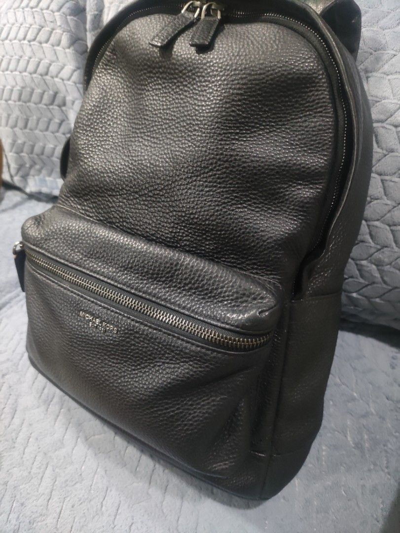 Michael Kors Dylan Milled Italian Soft Leather Backpack Black (Category: Backpacks) located in Cainta. Submitted by kluxurychoices (Listing ID 1440521689, Image 3). Description: - Authentic Michael Kors Dylan backpack - Luxurious black soft milled leather - Good for Laptop bag - U.S. bought - Very nice in actual .