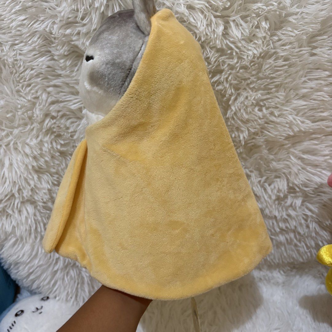 Mofusand Cat Plush Wrapped in Yellow Blanket (Category: Plushies & Soft Toys) located in Angeles City. Submitted by anjlovesthrift (Listing ID 1440410561, Image 2). Description: pay first, cod sf via tiktok co 📍pampanga.