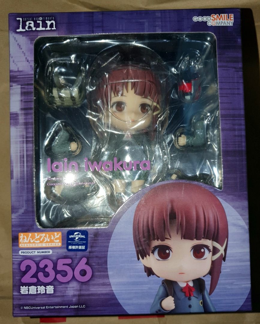 Nendoroid 2356 Lain (Category: Designer & Blind Box Toys) located in Manila. Submitted by gimsamonte (Listing ID 1440560063, Image 1). Description: Meet ups: UP Technohub(+30), Ever Gotesco(+30), Puregold Commonwealth, TOTAL Commonwealth, Sm North(+60), Megamall(+60), Centris (+40), SM Makati/ Glorietta(+80), SM Fairview (+60).
