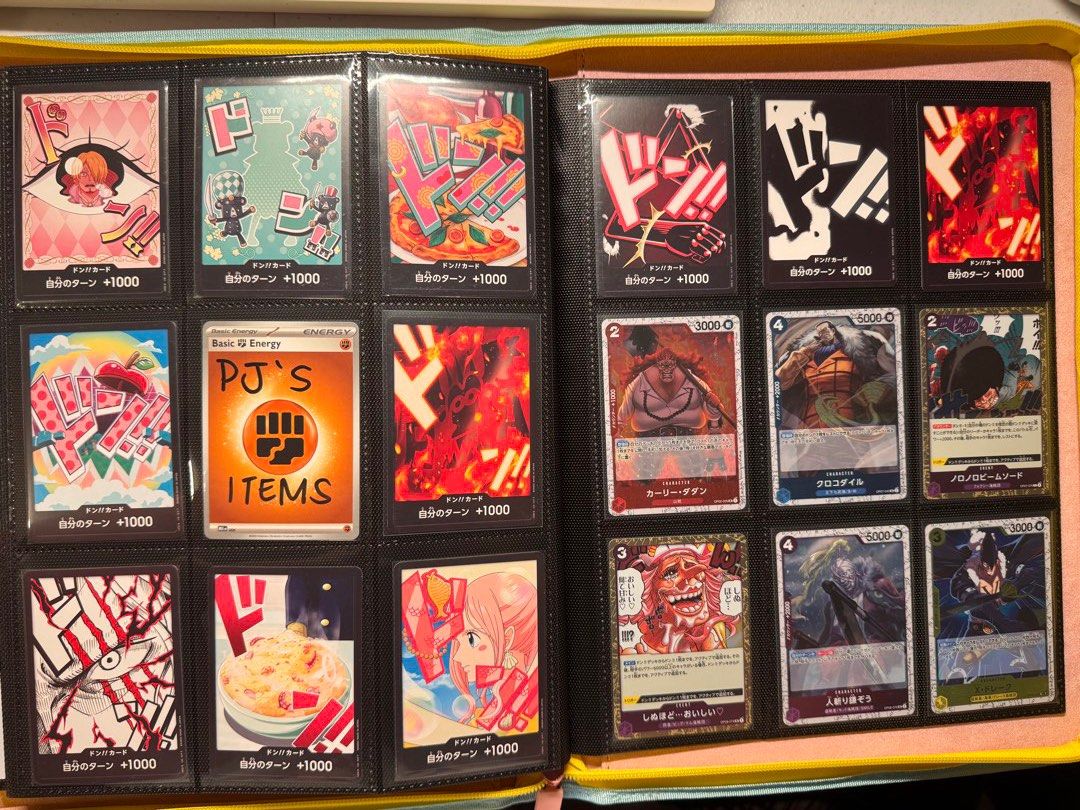 One Piece Card Game Cards TCG set (Category: Raw Singles) located in Quezon City. Submitted by pjsitems (Listing ID 1440423019, Image 1). Description: All don!! (Except shanks, luffy, & blackbeard) - 20 ea Shanks, luffy, blackbeard don!! - 50 ea Last two rows (right) - 20 ea .