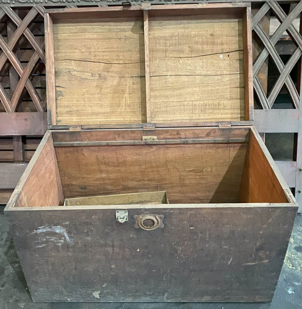 Ornate Vintage Narra Storage Chest (Category: Storage Boxes & Baskets) located in San Juan City. Submitted by jbq11 (Listing ID 1440409566, Image 1). Description: Dimensions: W-121.5cm D-53cm H-55.5cm .