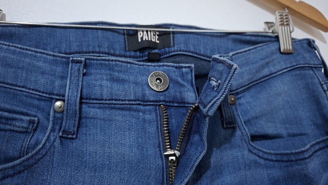 PAIGE Lennox Jeans, Size 31 (Category: Jeans) located in Imus. Submitted by pick_and_dig (Listing ID 1440396788, Image 3). Description: - Original listed price: P 1200 Price Drop: P 800 - PAIGE Lennox jeans - Size: 31 - Classic blue wash - Comfortable cotton blend (cotton, polyester, rayon, spandex) - Zipper fly with button closure - Versatile and stylish for everyday wear - Made in USA - Brand new regular price is $209. - Preloved price: Php 800