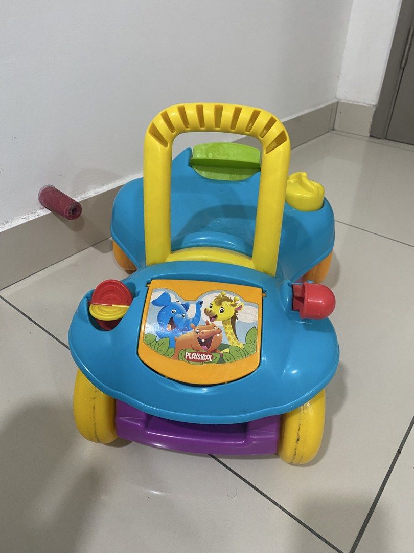 Playskool pushwalker (Category: Infant Playtime) located in Kuala Lumpur. Submitted by cikainadress (Listing ID 1440498162, Image 1). Description: Playskool pushwalker Condition : 8/10 Semua ok cuma ada kotor2 sikit mcm dalam gbr Selfpickup kajang.