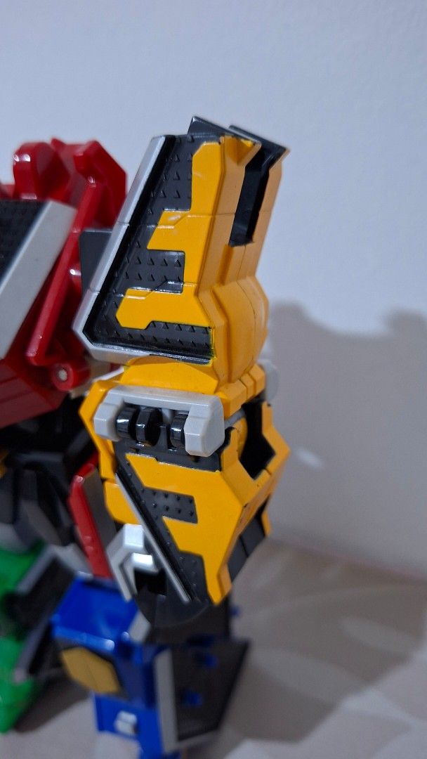 Price Drop! Power Rangers Megazord Toy - Multi-colored (Category: Action & Battle Toys) located in Imus. Submitted by pick_and_dig (Listing ID 1440463105, Image 3). Description: - Original listed price: P3,500 Price Drop: P3,000 - Multi-colored toy robot - Megazord-inspired design - Composed of several smaller, combinable robot parts - Features red, yellow, blue, green, and black colors - Ideal for Power Rangers enthusiasts and collectors Note: A