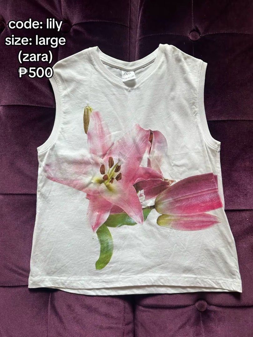 Preloved clothes (Category: Sleeveless) located in Manila. Submitted by _jccl (Listing ID 1440538358, Image 1). Description: - prices in the photos 📍 marikina city - gcash only - sure buyers only.