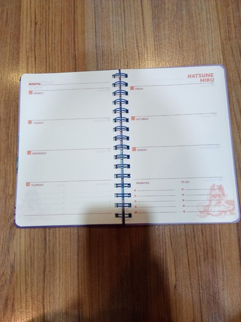 Project Sekai Hatsune Miku Planner (Category: Stationery & School Supplies) located in Manila. Submitted by angelrotting (Listing ID 1440533895, Image 2). Description: .